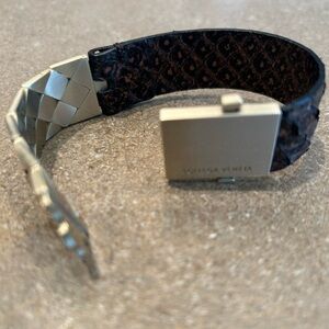 Bottega Veneta Gold Tone and Textured bracelet